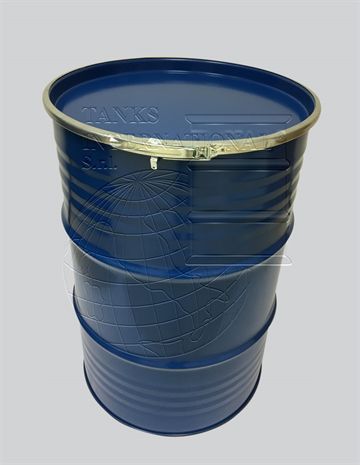 Metallic open-head drum - 217 litres volume lacquered