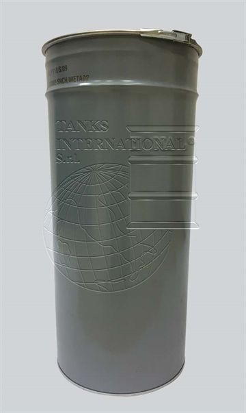 Cone-shaped metallic drum - 101 litres volume