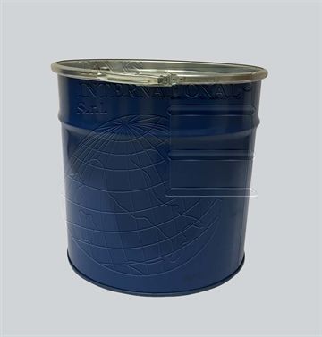 Metallic drum with lid - 130 litres volume (diameter 571 mm)