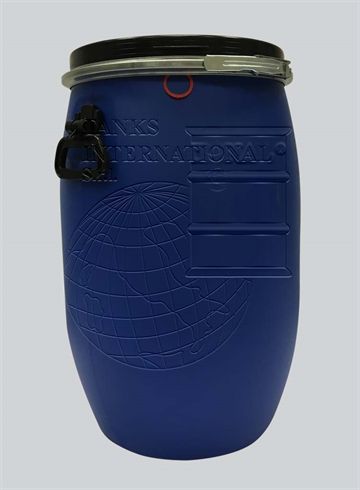 Polythene drum with lid - 30 litres volume