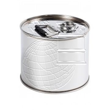 Stainless steel drum with screw cap - 12 litres volume