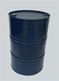 Metallic  lacquered  drum with  caps  – increased capacity - 225 litres volume